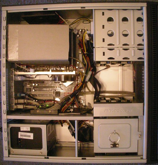 P180, A8N-SLI Premium, Ninja, 7800GT, duct