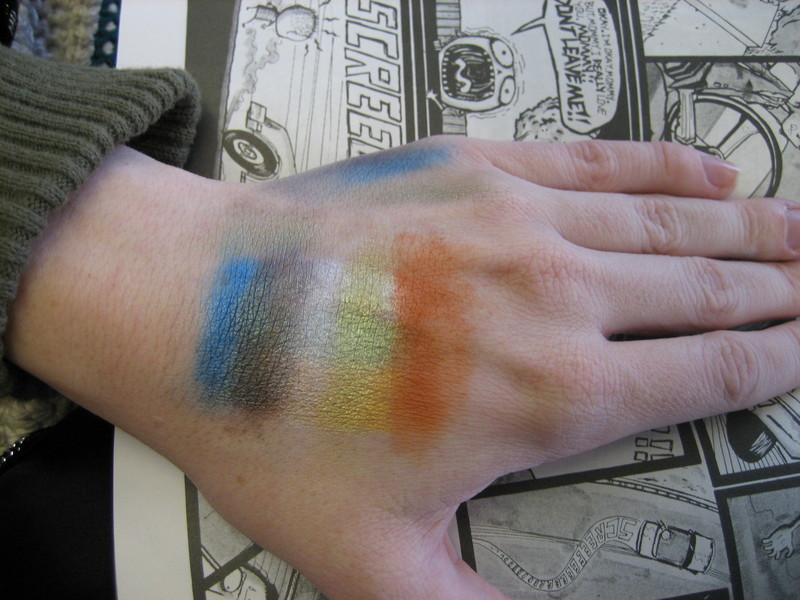 Zeph, playing with makeup