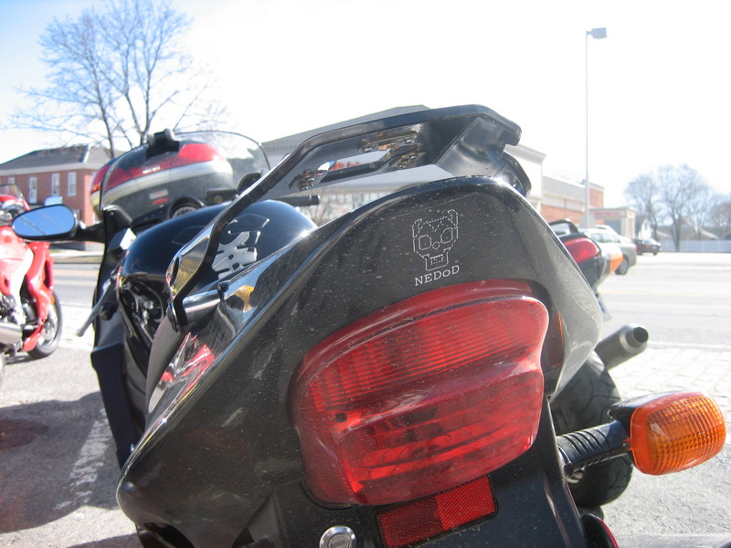 NEDoD sticker on Darxus' XX