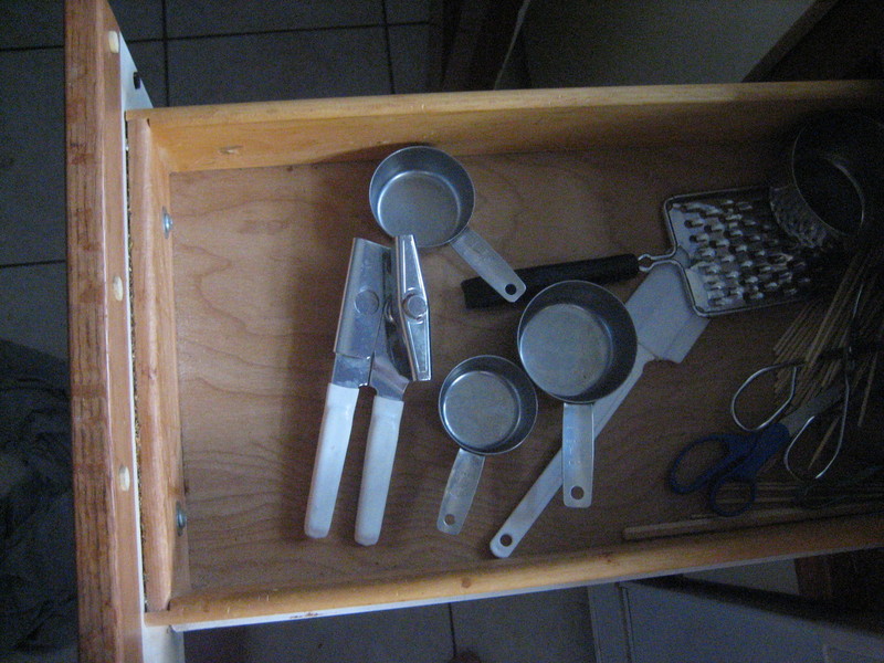 Can you find the can opener?  I couldn't.
