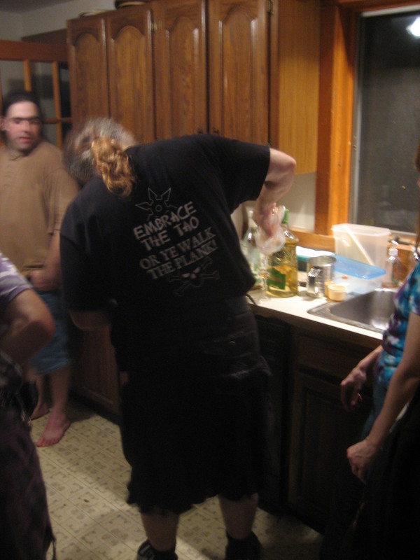 "Embrace the tao or ye walk the plank!"