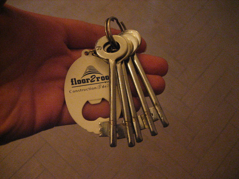 our room keys