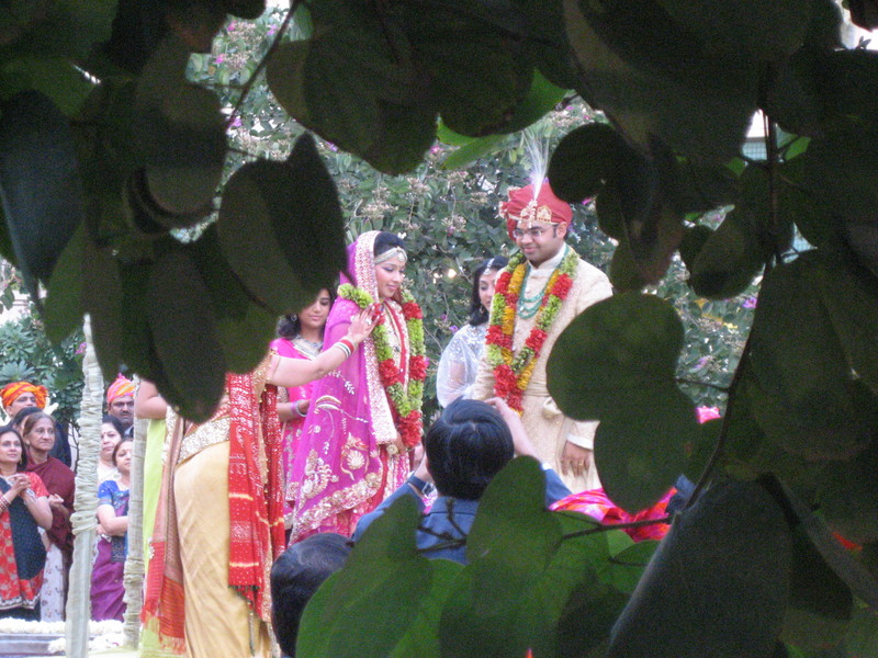 bride and groom at wedding