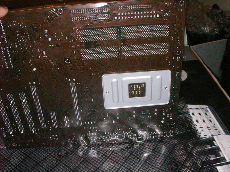 back of motherboard