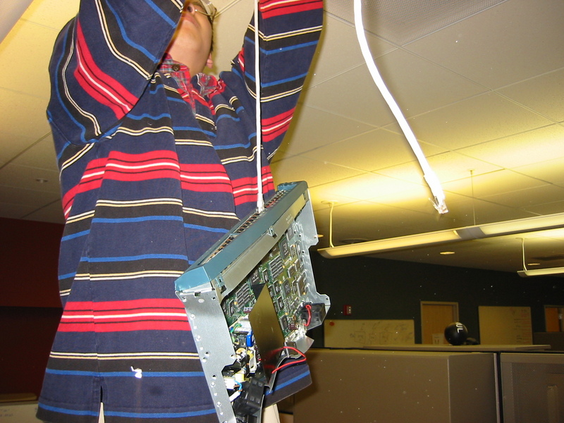 cisco 2924(?) switch, beaten