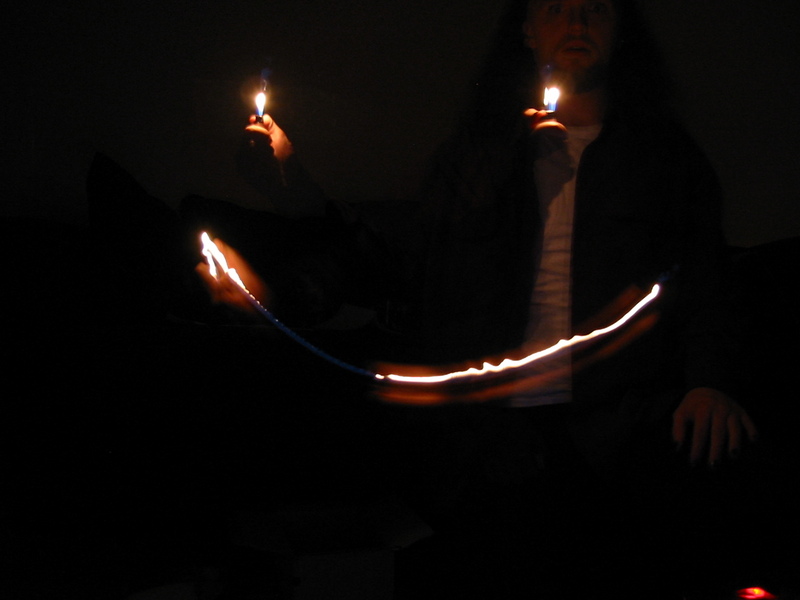 Darxus, lighter, 15 second exposure