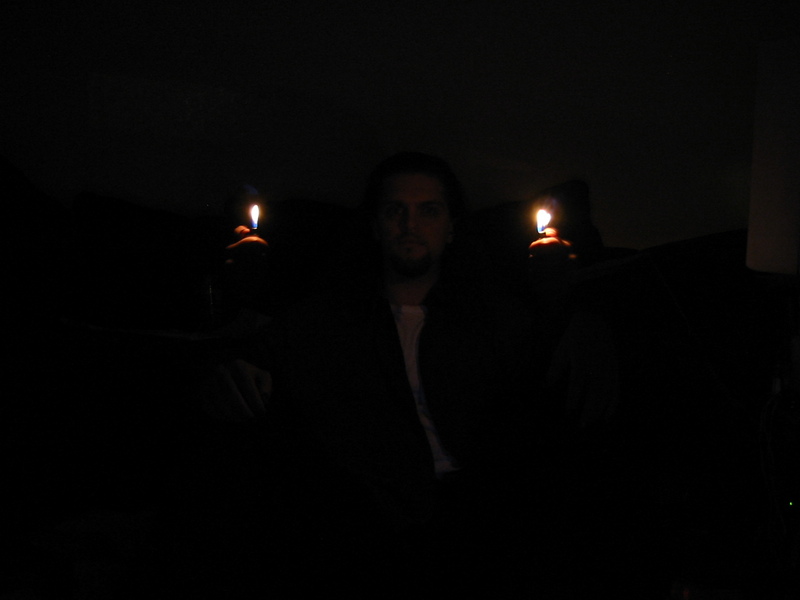 Darxus, lighter, 15 second exposure