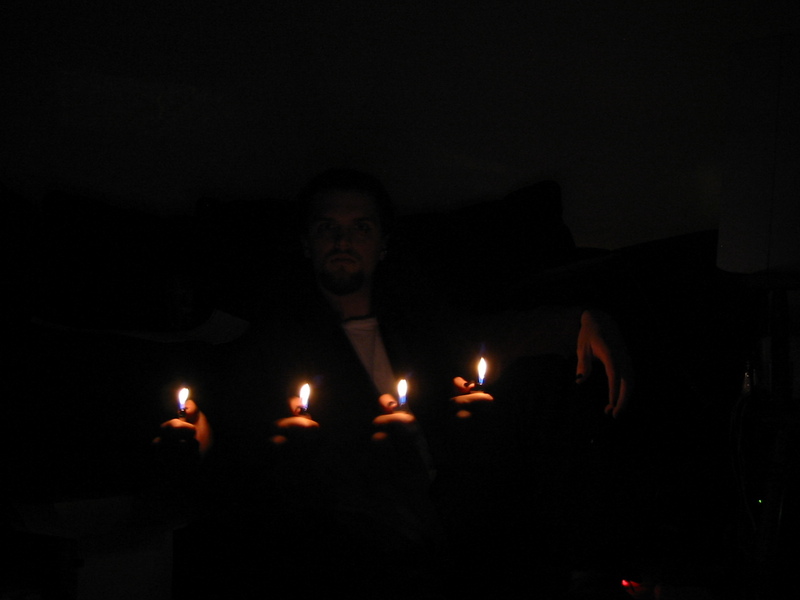 Darxus, lighter, 15 second exposure