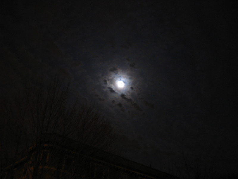 moon &amp; clouds