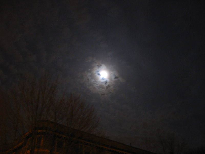 moon &amp; clouds