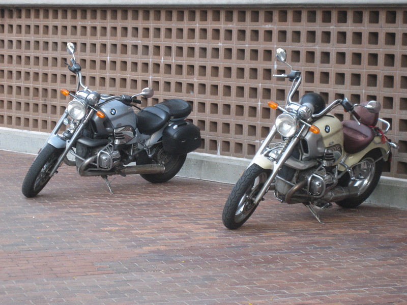 two BMW R1200C's
