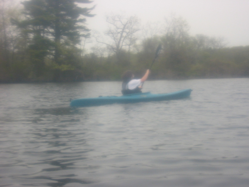 MCT in his kayak