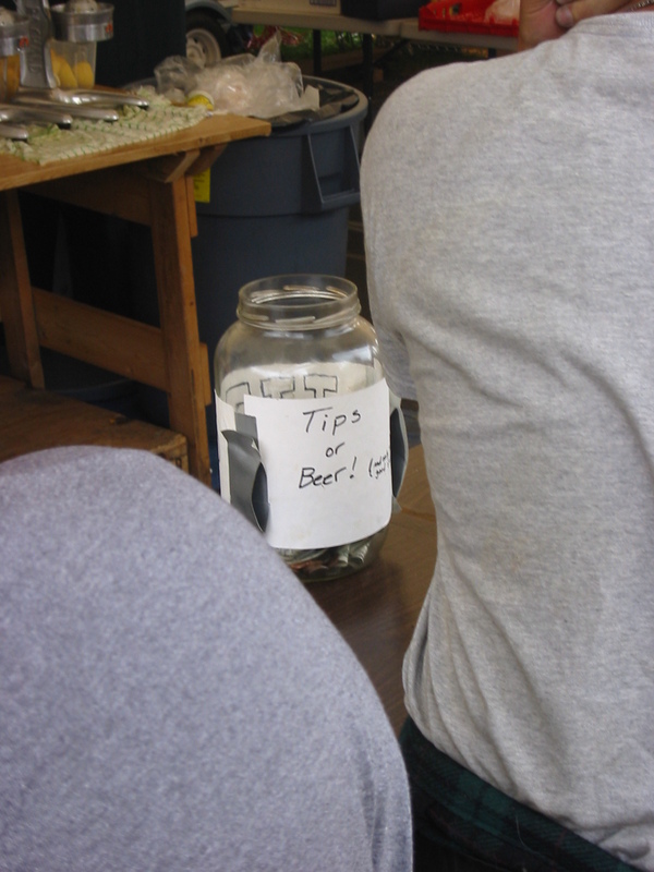 "Tips or Beer!"