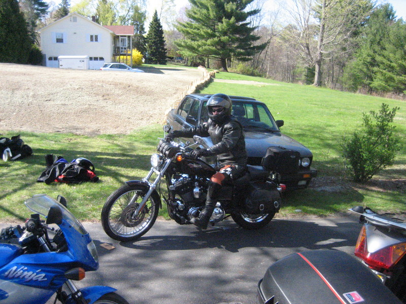Sheldon and his Harley