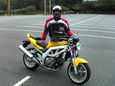 Second gen. Suzuki SV650, yellow.