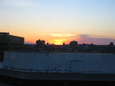 sunset, from work