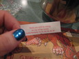 fortune cookie